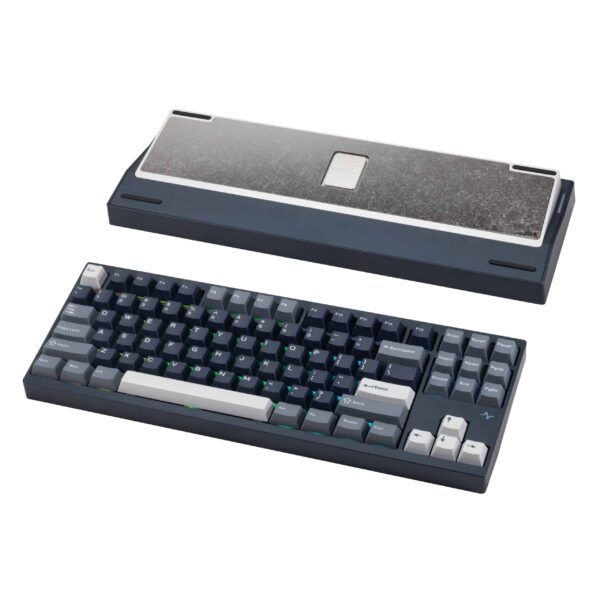 Механическая клавиатура WOBKEY Crush 80 Beta CNC Aluminum | Тройное подключение | Быстрая разборка Ball-Catch | HMX Frost Jade / BSUN Arctic